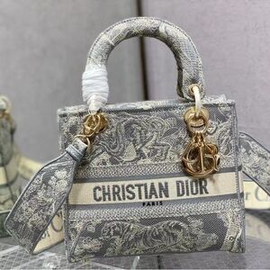 Dior Lady D-Lite Bag Embroidered